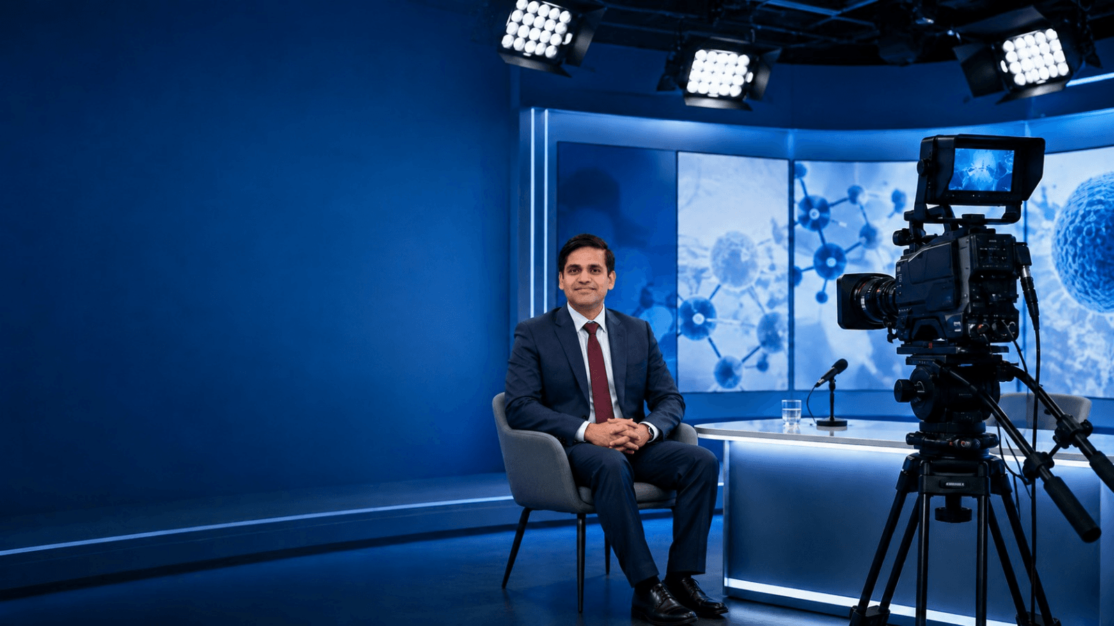 Dr. Amit Kumar Media & TV Interview Studio